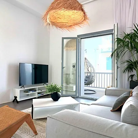 公寓 The Nine Graces -Kora, 80M From Beach, Terrace And Jacuzzi 阿吉奥斯普罗科皮奥斯