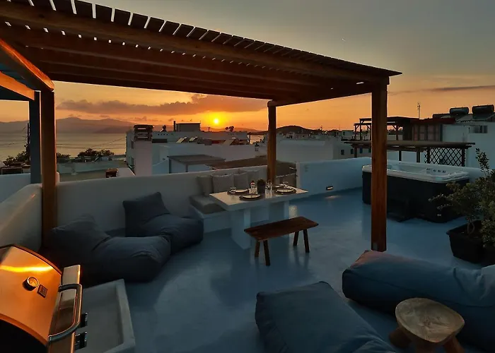 The Nine Graces -kora, 80m From Beach, Terrace And Jacuzzi アパート アギオス・プロコピオス