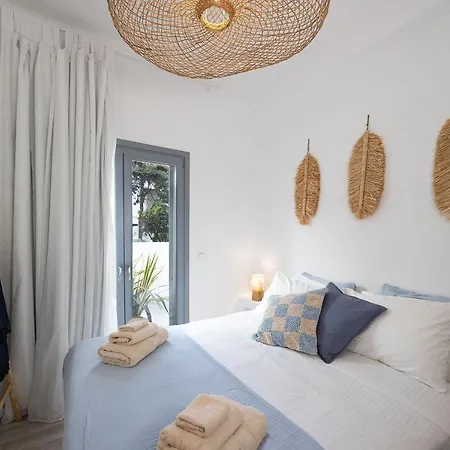 Apartment The Nine Graces -Kora, 80M From Beach, Terrace And Jacuzzi Agios Prokopios (Naxos)